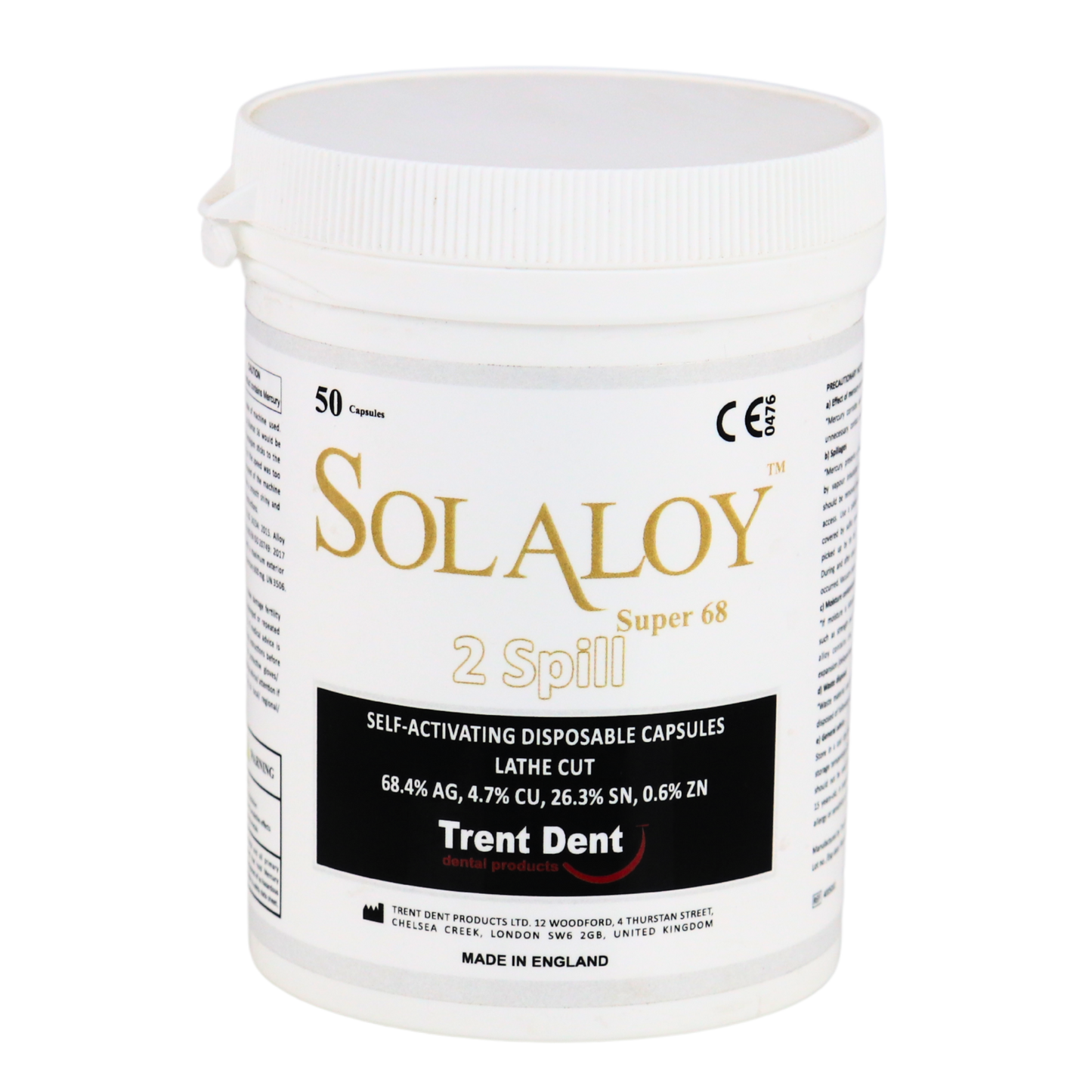 3 of Amalgam Solaloy 2 Spill High Silver capsules