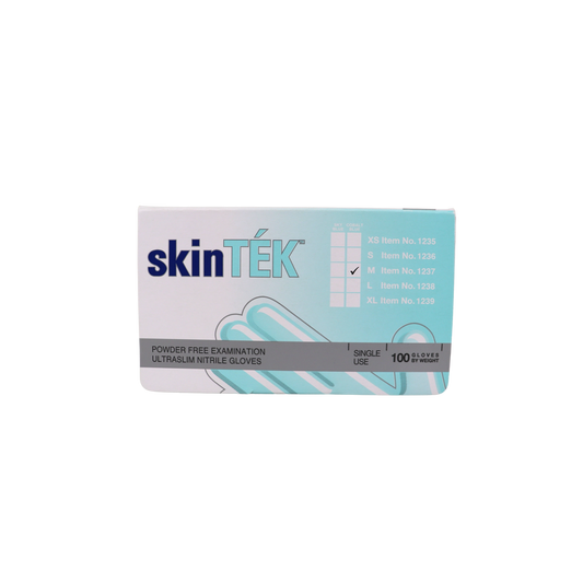 SKinTEK Nitrile Powder Free Ultra Lite Gloves Dark Blue