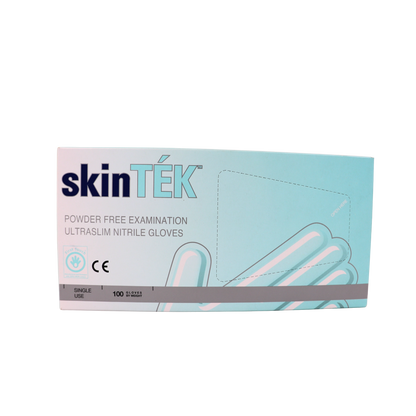 SKinTEK Nitrile Powder Free Ultra Lite Gloves Dark Blue