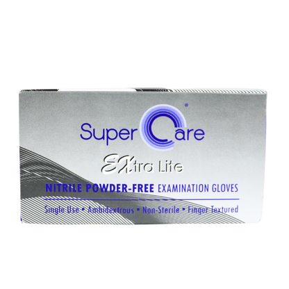 Super Care Powder Free Extra Lite gloves Black